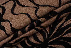 Саванна Флок 05 Gold Brown мебельная ткань Эксим Текстиль.