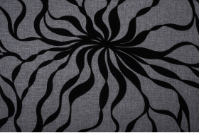 Саванна Флок 09 Grey мебельная ткань Эксим Текстиль.
